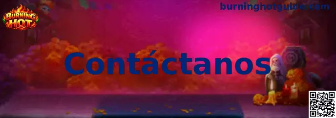 Página de contacto y atención de Burning Hot