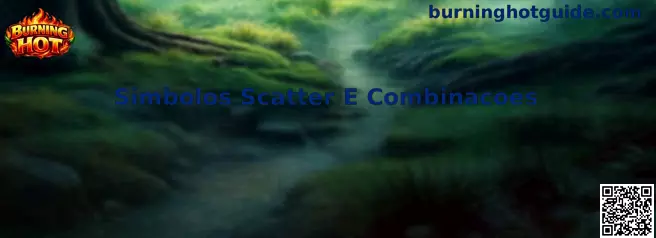 Guía visual sobre símbolos Scatter y combinaciones en Burning Hot