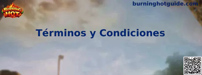 Documento representativo de los Términos y Condiciones de Burning Hot
